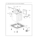 LG WT7300CW/01 outer case assembly diagram