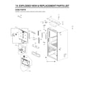 LG LRFDS3016D/00 case parts diagram