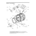 LG WM3700HVA/01 drum/tub assy diagram