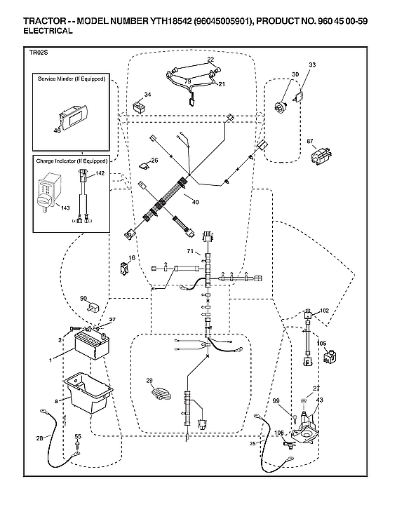 Husqvarna 96045005901 electrical diagram