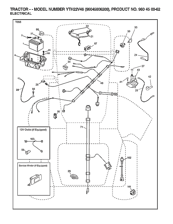Husqvarna 96045006200 electrical diagram