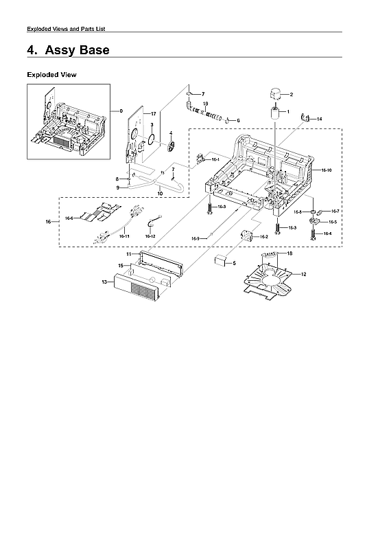 samsung dish washer parts