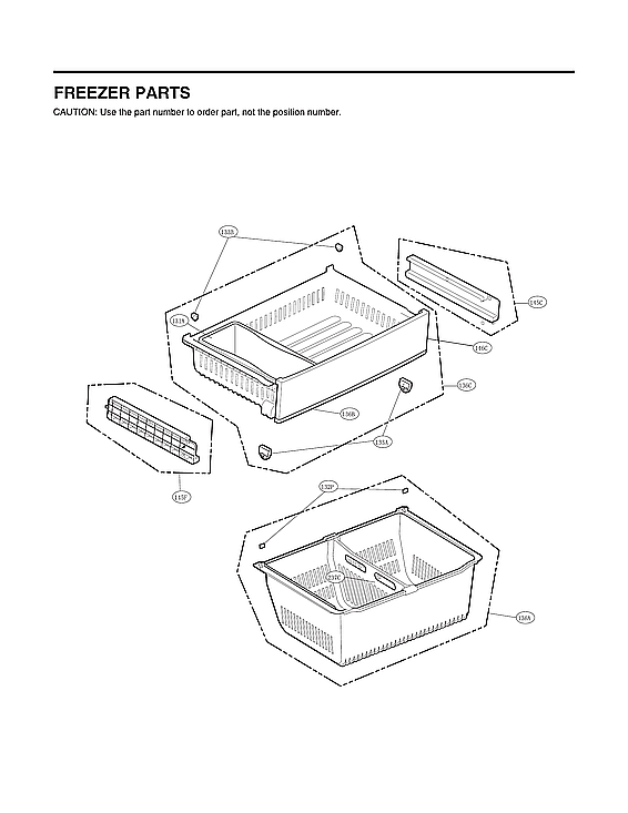 LG LFCS27596S/00 freezer parts diagram