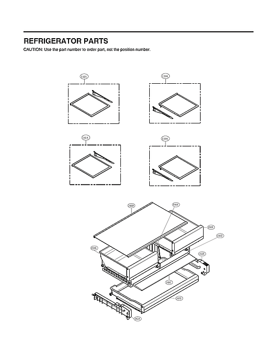 LG LFCS27596S/00 refrigerator parts diagram