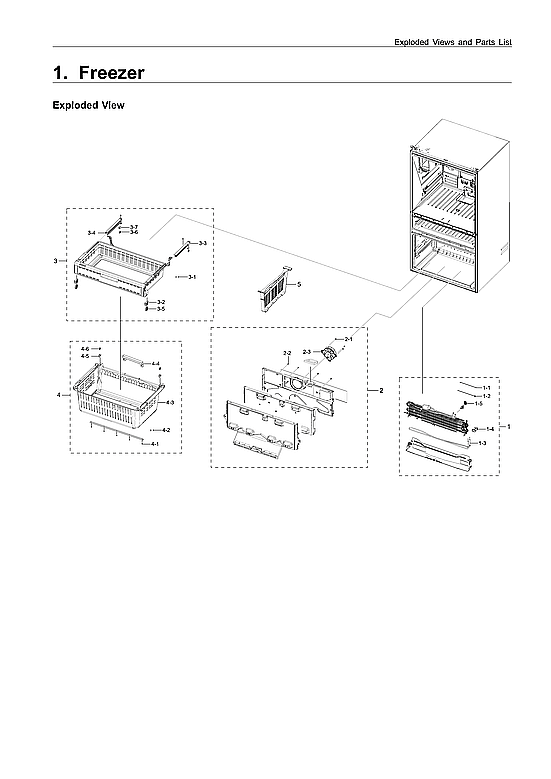 Samsung RF28R7201SR/AA-00 freezer parts diagram