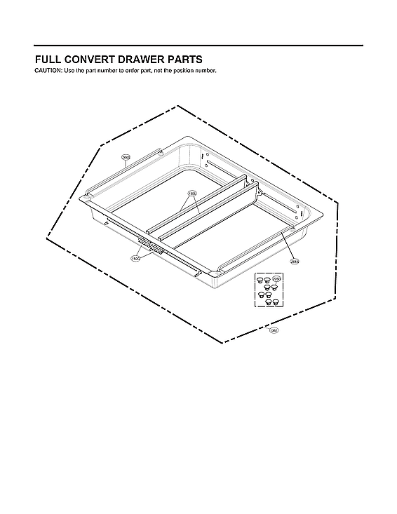 LG LRMDS3006D/00 full convert drawer parts diagram