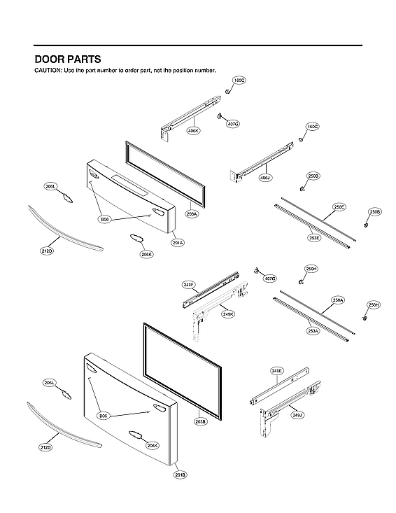 LG LRMDS3006D/00 freezer door parts diagram