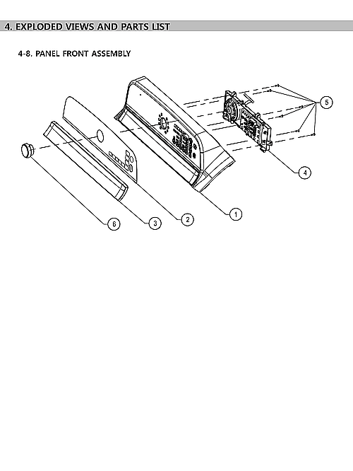 Kenmore 11169142120 panel front assy diagram