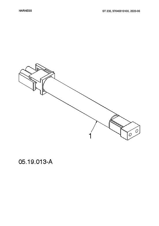 Husqvarna ST230-97046910100 harness diagram