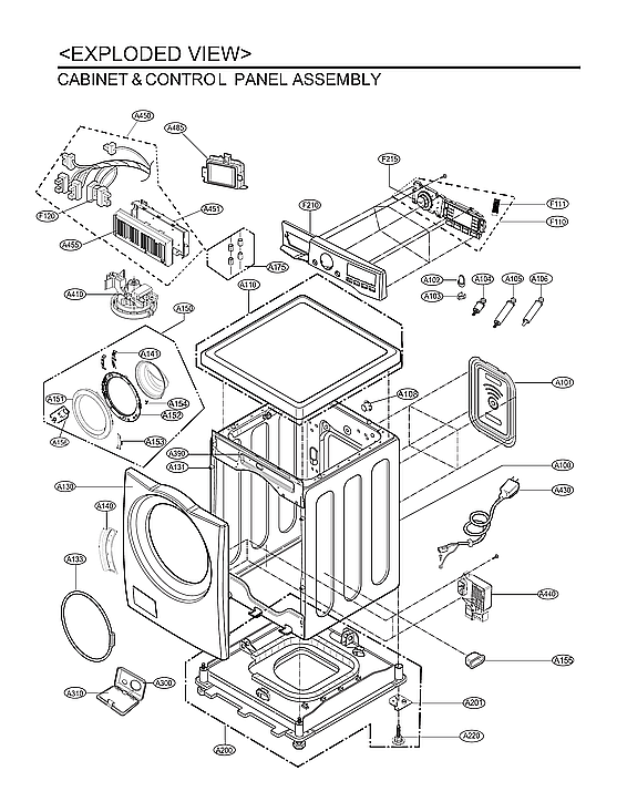 lg wm3500cw washing machine parts