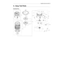 Samsung WA54R7600AV/US-00 tub parts diagram