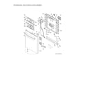 GE GDT655SSJ0SS escutcheon & door assy diagram