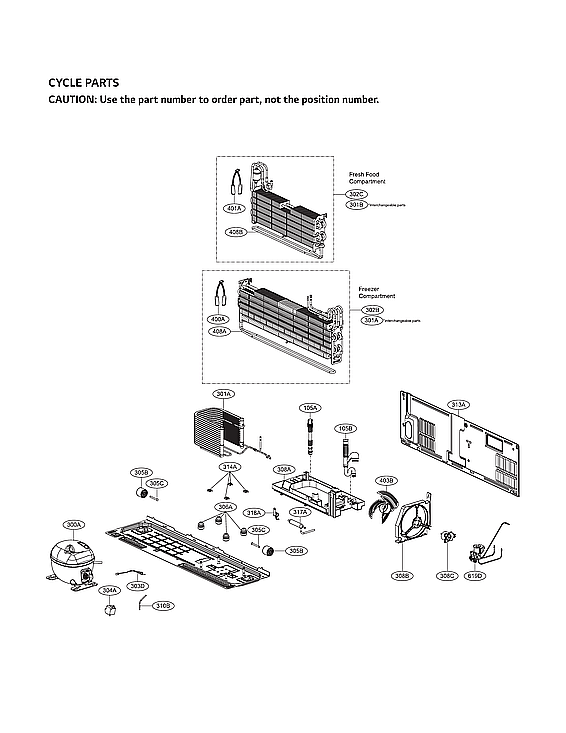 LG LRFXC2416S/00 cycle parts diagram