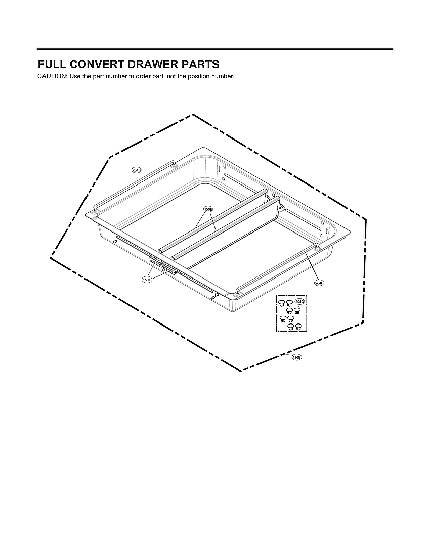 LG LRMDS3006S/01 full convert drawer parts diagram