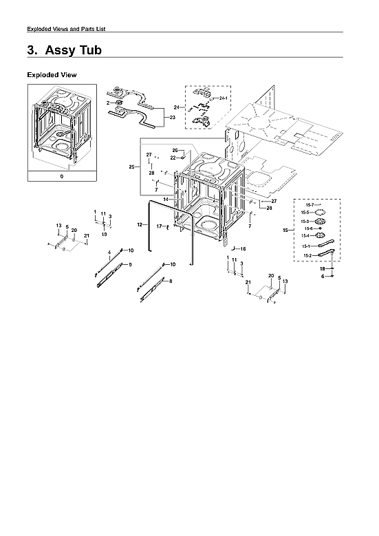 Official Samsung DW80R7061US/AA-00 dishwasher parts | Sears PartsDirect
