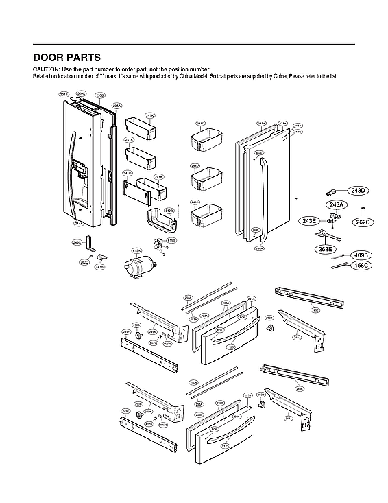 LG LMXS28626D/02 door parts diagram