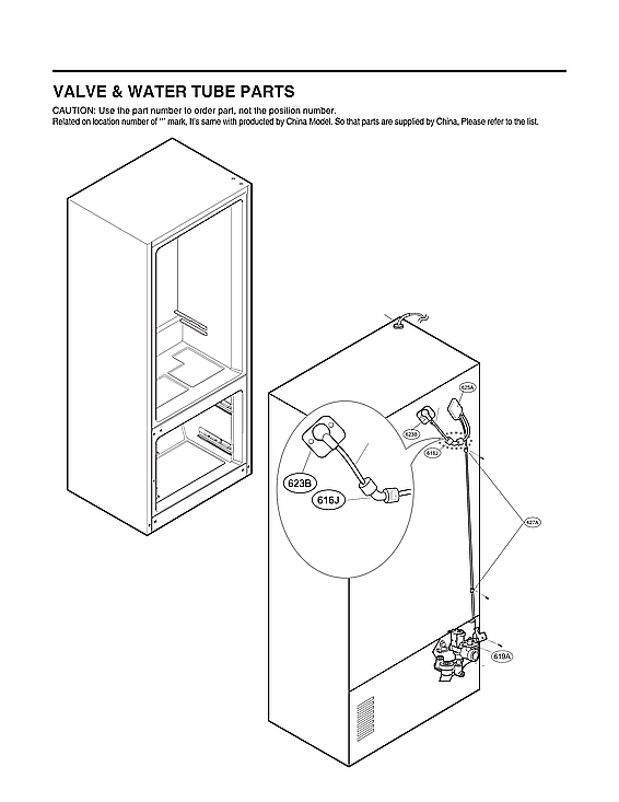 LG LMXS28626D/02 valve & water tube parts diagram
