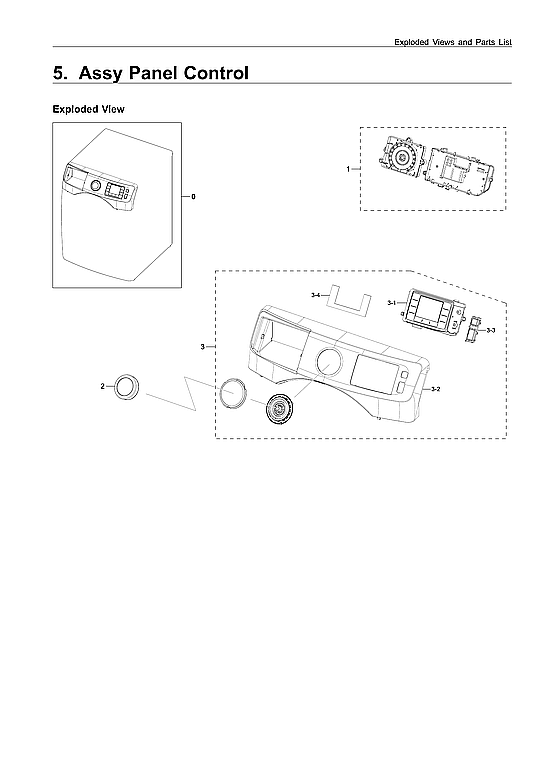 Samsung WF42H5000AW/A2-11 control panel parts diagram