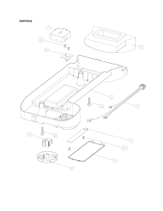 Kenmore 11161205715 controls diagram