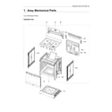 Samsung NX60A6511SS/AA-01 mechanical parts diagram
