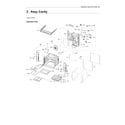 Samsung NX60A6511SS/AA-01 cavity assy diagram