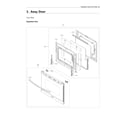 Samsung NX60A6511SS/AA-01 door assy diagram