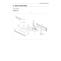 Samsung NX60A6511SS/AA-01 control box assy diagram