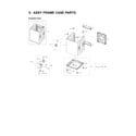 Samsung WA50R5200AW/US-03 frame case assy diagram