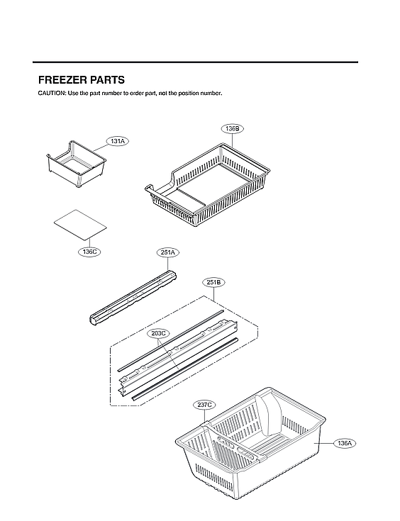 LG LRMVS2806S/01 freezer parts diagram