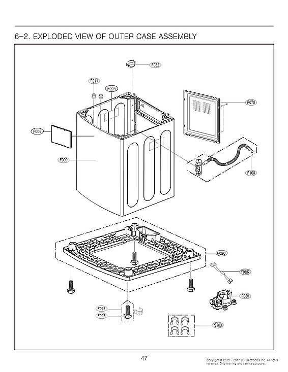 Official LG WT7400CW/00 washer parts | Sears PartsDirect