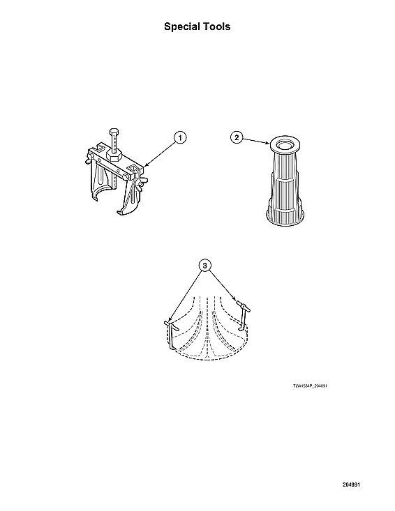 Speed Queen AWN632SP116TW02 special tools diagram