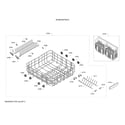 Bosch SHS843AF5N/01 lower racks diagram