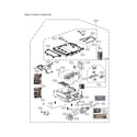 LG DLHC1455V/00 base & motor assy diagram