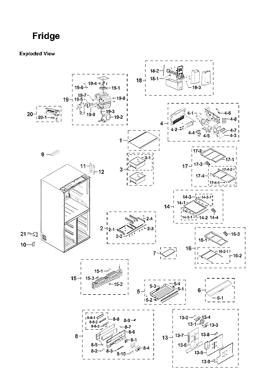 Samsung RF24J9960S4/AA-06 refrigerator parts diagram