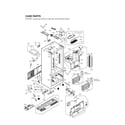 LG LFX31925SW/04 case parts diagram