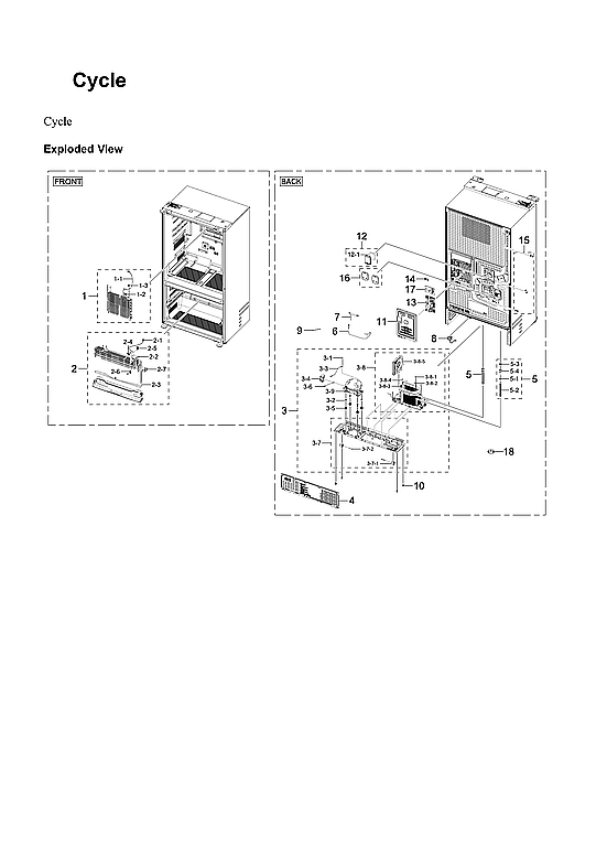 Samsung RF24BB69006M/AA-00 cycle parts diagram