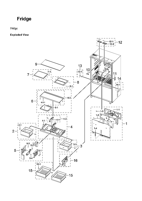 Samsung RF24BB6200AP/AA-00 refrigerator parts diagram