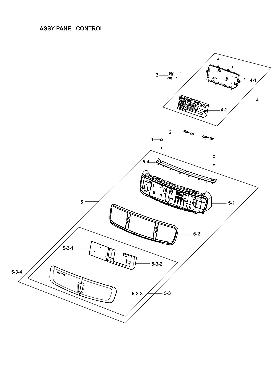 Samsung DVG60M9900V/A3-02 control panel assy diagram