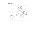 Samsung NE59J7630SW/AA-02 door assy diagram