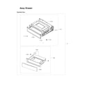 Samsung NE59J7630SW/AA-02 drawer assy diagram