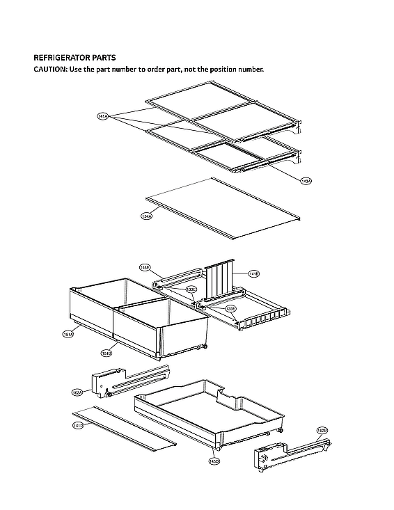 LG SKSFD3613S/00 refrigerator parts diagram