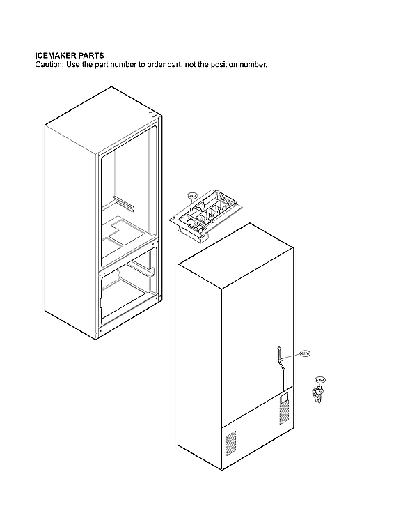 LG LDC24370ST/00 icemaker parts diagram