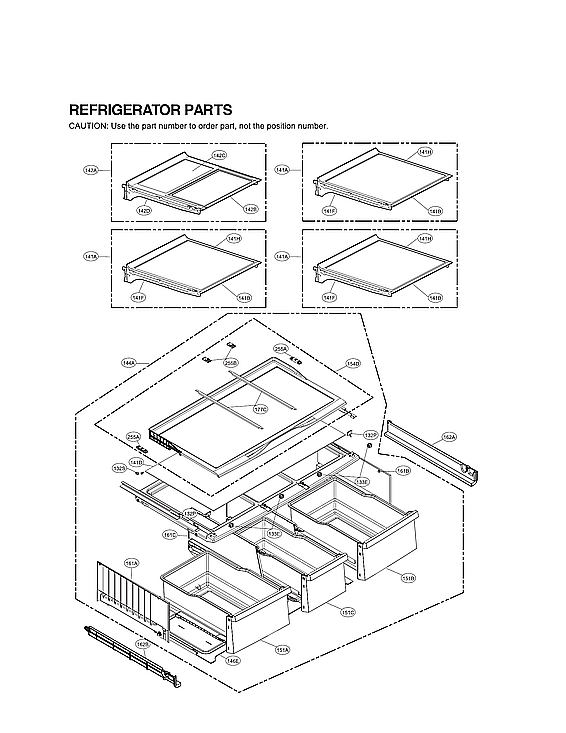 LG LMXS30756S/00 refrigerator parts diagram