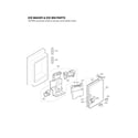 LG LMX31985ST/02 ice maker & ice bin parts diagram