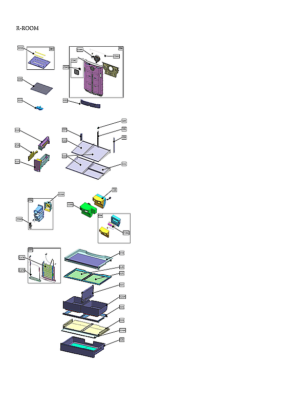 Kenmore Elite 11173315020 r-room diagram