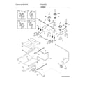 Frigidaire FFGS3026TSB burner diagram