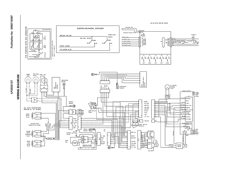 Frigidaire LFSS2312TE3 wiring diagram diagram
