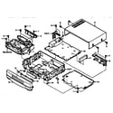 Sanyo VHR5417 cabinet parts diagram