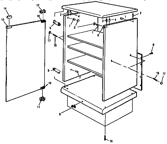 JVC RK46BK general view diagram