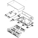Panasonic SHGS71 cabinet parts diagram